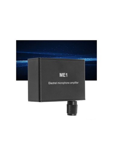 Moveevo Alüminyum Elektret Mikrofon Amfi - 0-20db Kazanç Ayarı, 3.5mm Giriş, 3 Çıkış Portu, 10+ Saat Kullanim Süresi