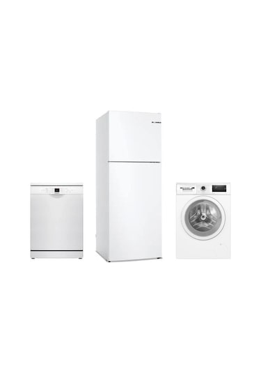 Bosch KDN55NWE0N-WAN24200TR-SMS26DW00T 3'lü Çeyiz Paketi