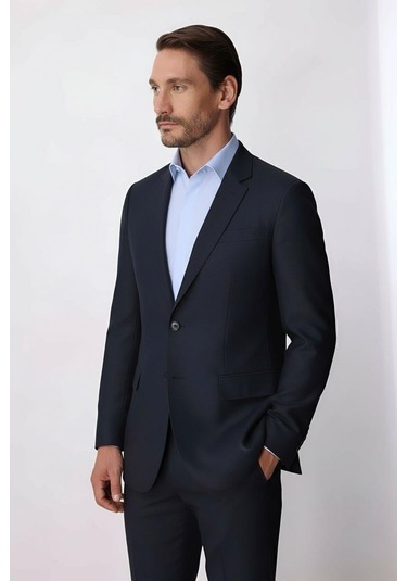 İgs Erkek Lacivert Bari 4 Drop Klasik Takım Elbise-23999