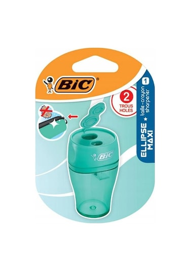 Bic Kalemtraş Maxi Ellipse Kapaklı İkili Blister