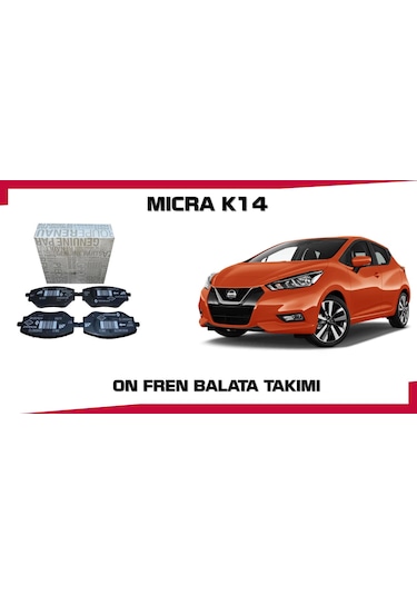 Nıssan Mıcra On Fren Balata Takımı K14 2017