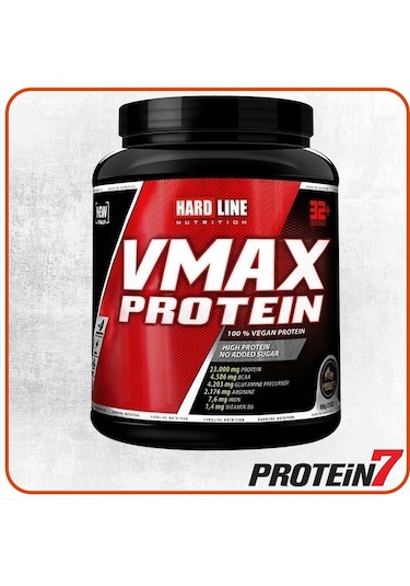 Hardline Nutrition Vmax Vegan Protein 908Gr - Çikolata Aromalı-Çikolata