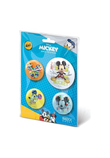 Rozet Seti, Disney Mickey And Fiends 4 Adet