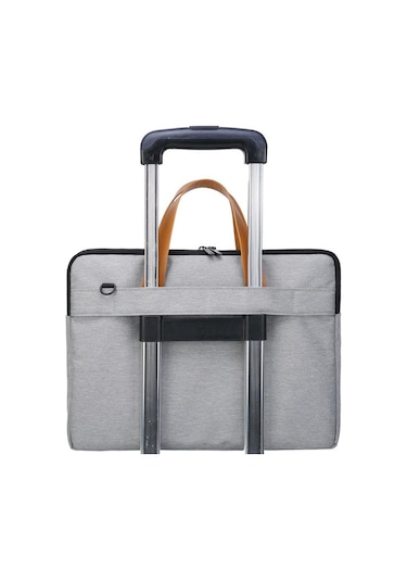 Mavi Şık Laptop Çantası, Minimalist Laptop Çantası, İç Astar, iPad Uyumlu Tablet Laptop Çantası, Çok Fonksiyonlu Çanta