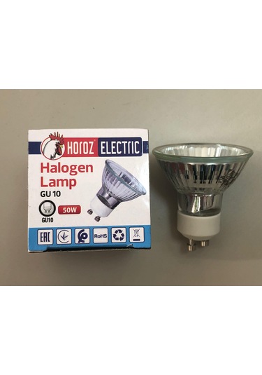 5 Adet 220v 50w Gu 10 Halojen Lamba Dimmer Uyumlu