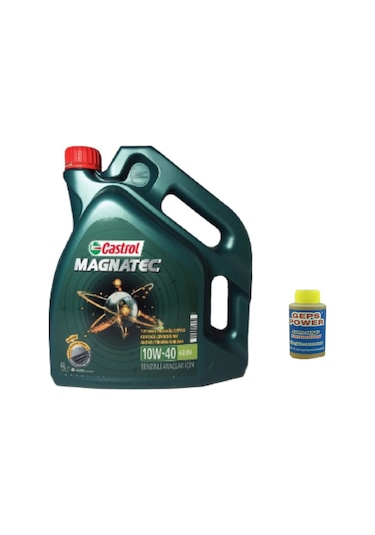 Castrol Magnatec 10W-40 A3/B4 Motor Yağı 4 L + Cam Suyu 80 ML