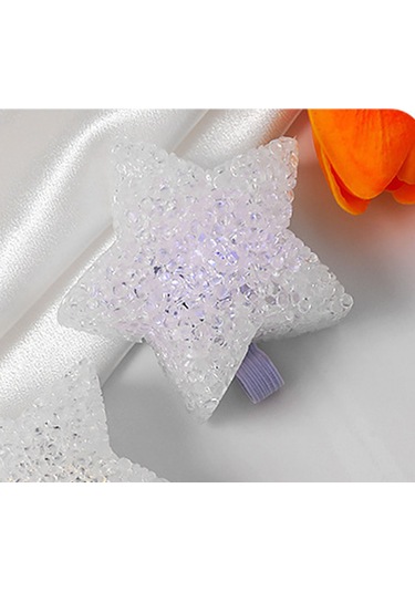 Yaozixa El Tutulu Yıldız Şekilli Işıklı Sahne Propsu, Akrilik Materyal, Dahili Pil, Islak Beyaz Işık, Korosu Dans Gösterileri İçin Taşınabilir Aydınlatma Aleti