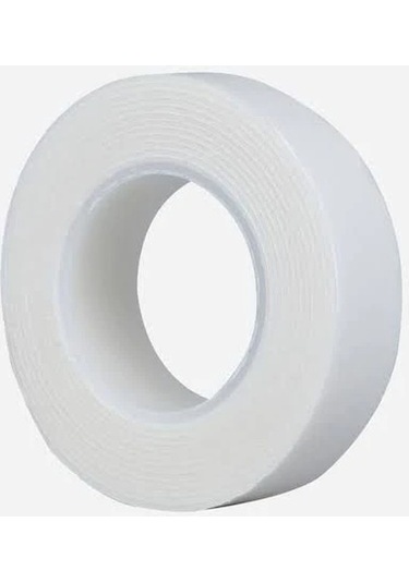 Piyasa Çift Taraflı Bant Köpük Beyaz 1 Adet 2 M