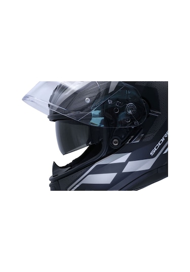 Scorpion Exo 491 Evo Kripta Kapalı Motosiklet Kaskı Mat Siyah Gümüş