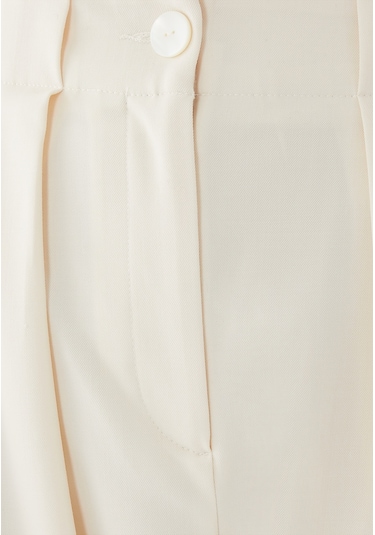 Palmer Harding Şık Yüksek Bel Pantolon Crema