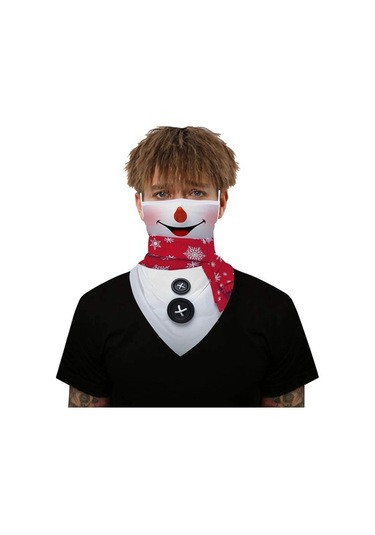 Trendooze Toz Koruyucu Kafatası Maskesi, Bandana, Boyunluğu Ve Kulak Halkaları