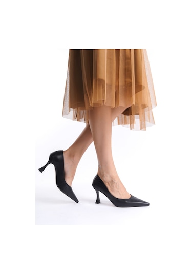 Cordelia Kadın Mat Siyah Stiletto Siyah