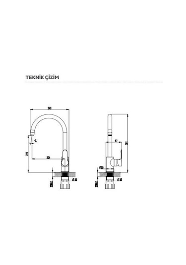 Creavit SO8500 Solo Mutfak  Armatürü