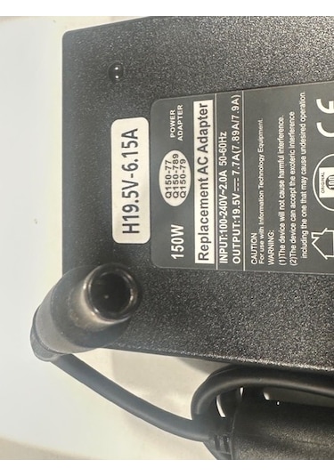 19.5 Volt 6.15 Amper Hp Uyumlu Adaptör 7.4 Mm 5.0 Mm 120 Watt Hp Uyumlu Adaptör