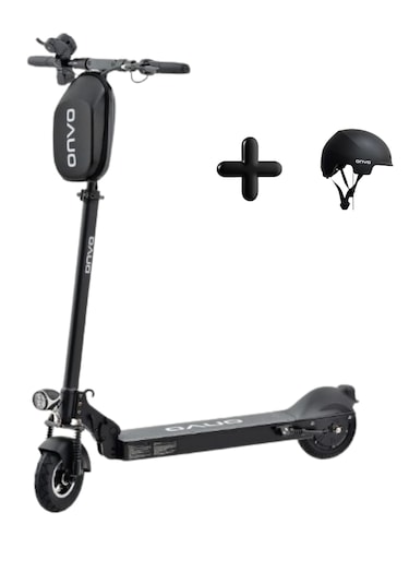 Onvo Ov-007 X 500 W Elektrikli Scooter Kasklı Siyah