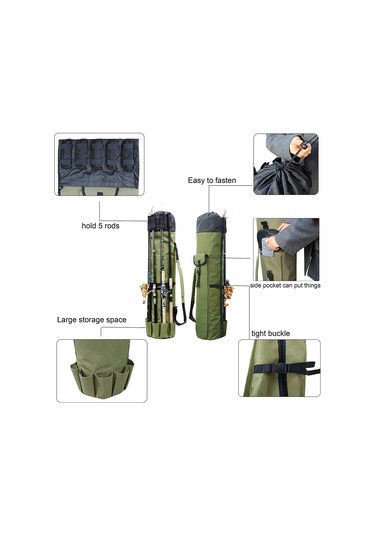 Balıkçılık Ekipmanları Çantası Oxford Olta Çantası Taşınabilir Yüksek Kapasiteli Olta Taşıma Organizatörü Açık Su Geçirmez Balıkçılık Araçları Saklama Çantası-fa1-