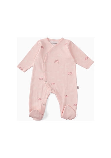 Boumini Bebek Patikli Tulum Pembe Gökkuşağı Pembe