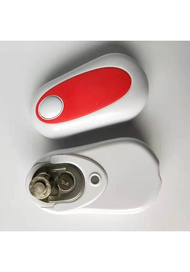 Xindoker Ev Kullanıma Uygun Elektrikli Kutu Açıcı - Minik Mutfak Aleti İle Kolay Kutu Açma - Dayanıklı Malzeme - Pil Gerektirmez Beyaz