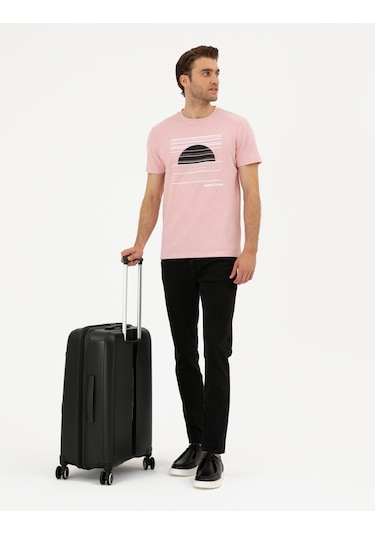 Pierre Cardin Erkek Açık Pembe Tişört 50285390-vr078 Açık Pembe