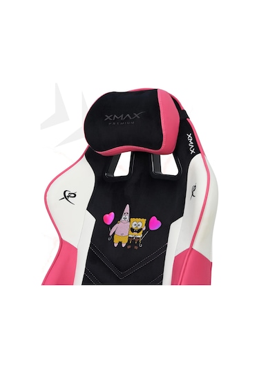 Mini Rio Sunger Bob Kumaş Pembe Çocuk Oyuncu Koltuğu -1 Pembe