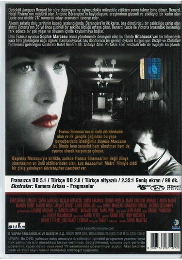 Hotel Riviera La Disparue De Deauvılle Dvd