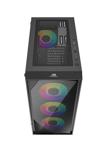Powerboost PB-P711B FRGB USB 3.0 ATX Mid Tower Oyuncu Kasası