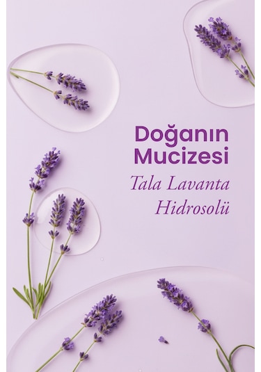 Tala Lavanta Suyu %100 Saf Ve Doğal Canlandırıcı Ve Besleyici Etkili Tonik Lavanta Hidrosolü 100 ML
