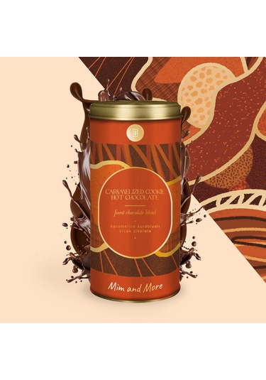 Mim and More Karamelize Kurabiyeli Sıcak Çikolata Caramelized Cookie Hot Chocolate Tin 200 G