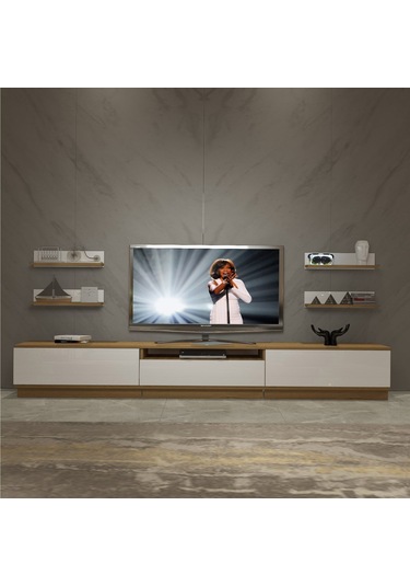 Decoraktiv Trendstyle 270rs Mdf Tv Ünitesi Tv Sehpası Pera - Beyaz