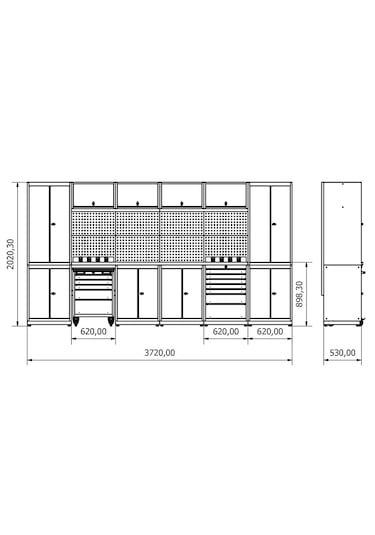 MT-1033 Modüler Çalışma Tezgahı -