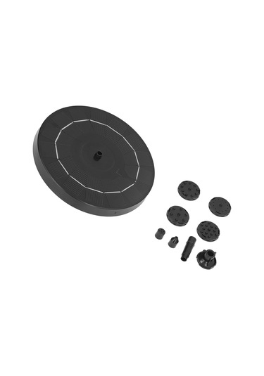 Hangfox Güneş Enerjili Sünger Makyası - 2.5w 7v Abs Malzeme, Tıkanma Engelleme Filtre, Çeşitli Başlıklı, Havuz Ve Bahçe Dekorasyonu Model 675