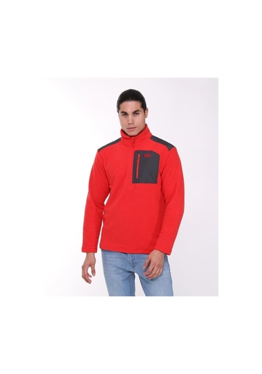 Helly Hansen Block Halfzip Polar Alert Red 001
