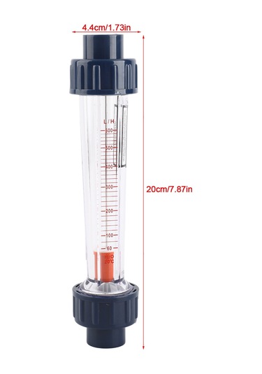Wezone Plastik Lzs-15d Akışmetre, 60-600l/h Aralığında Anlık Akış Ölçümü, Asit Ve Tuzluk Dayanıklı, 4% Doğruluk Oranı