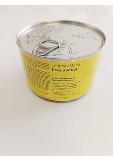 Presidential Yedikule Marul Tohumu 1 Kutux5000 Adet Kaplı Tohum