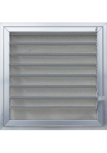 Alüminyum Menfez Eloksal Parlak Uzun Ömürlü Banyo Wc Havalandırma Panjur