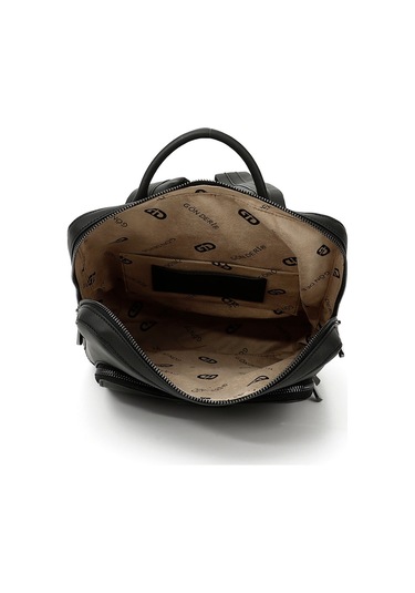 Gönderir Siyah Hakiki Deri El Ve Sırt Çantası siyah