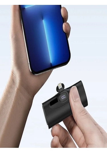 Çelikwork FP8 5000 mAh Lightning iPhone Uyumlu 20 W Ultra Taşınabilir Hızlı Şarj Powerbank