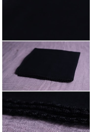 Siyah 90X90 Cm Iç Tülbent Pamuklu 1007B_01 Siyah