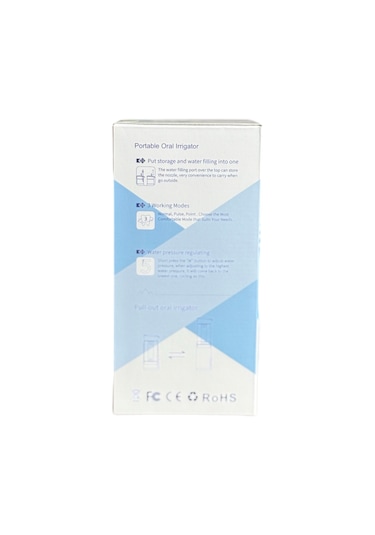 Yues Taşınabilir Ağız Duşu Şarj Edilebilir Diş/protez Bakım Mini