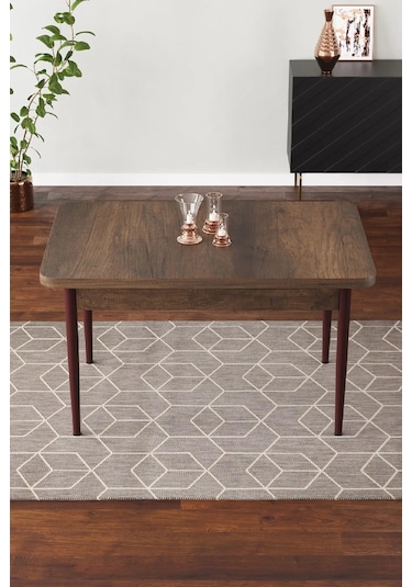 Tulca Serisi 70x110 Barok Desen Mdf Masa Sabit Mutfak Masası