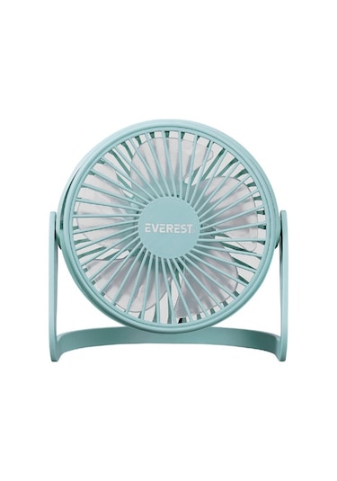 Efn-505 360 Derece Dönüş Taşınabilir Mini Masaüstü Turkuaz Usbfan