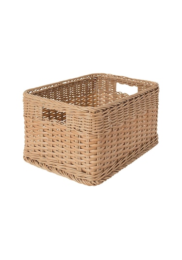 Sepet, Plastik Rattan, 25x35x20 Cm 1