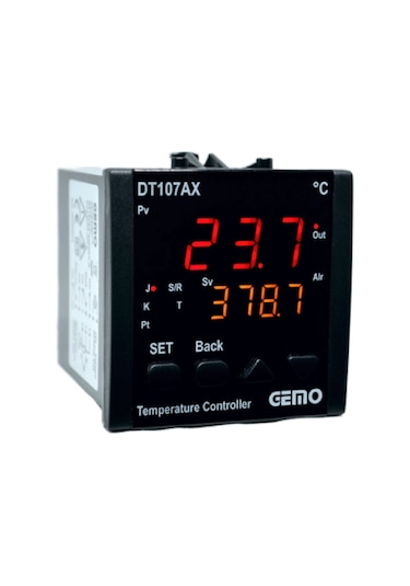 Gemo Dt107ax-230vac-r ,72x72mm 110v..220vac Pt100/tc Kontak-2a2k Isı Kontrol