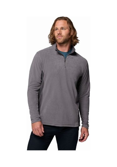 Columbia Klamath Range Iı Half Zip Erkek Polar Em6503 Gri Açık