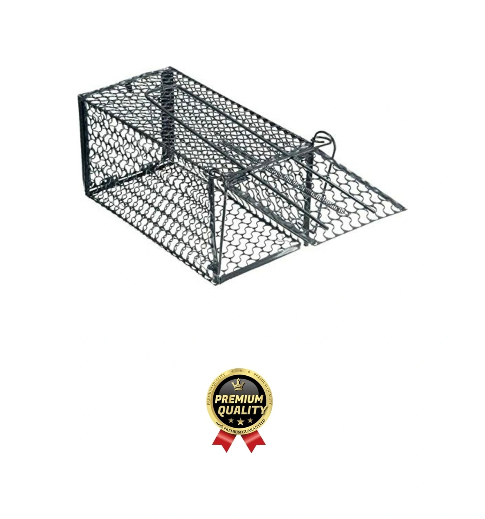 Özel Üretim Etkili Pratik Güvenli Hayvan Kemirgen Kontrolü Yaylı Otomatik Kilitli Metal Fare Kafesi