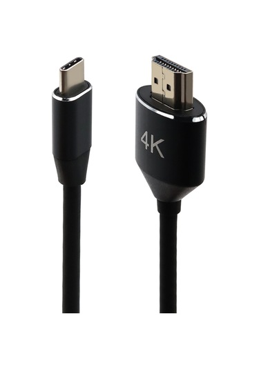Mufunye Usb Type-c'den Hdmı'ye 4k Uyumlu 2 Metre Dönüştürücü Kablo, İnce Tasarım, Çift Yönlü Takma