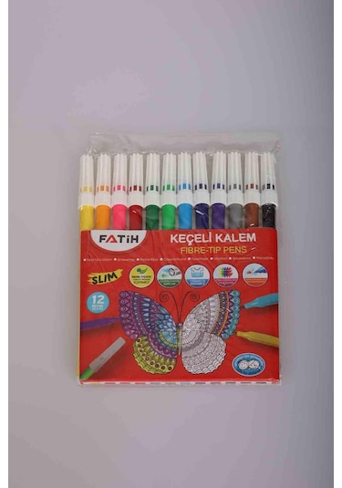 FATİH KEÇELİ KALEM 12 RENK