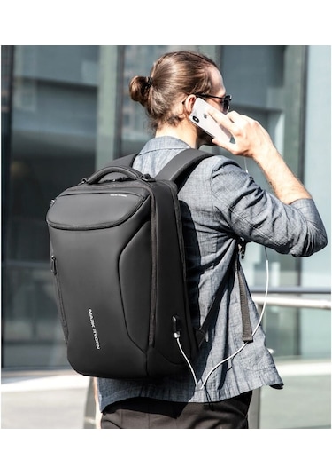 Mark Ryden MR9031 Compacto Pro USB Şarj Portlu Laptop Notebook Sırt Çantası (3 Bölmeli Model)