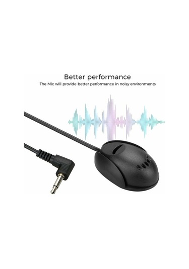 Didadodo Zj010mr 3.5mm Açı Başlı Araba Gps Hoparlör, Harici Mikrofon, Bluetooth Mikrofon