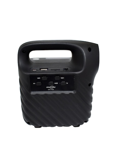 Işıklı 4" Taşınabilir Bluetooth Hoparlör El Fenerli FM Radyo